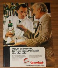 Rara Pubblicità DOORNKAAT va