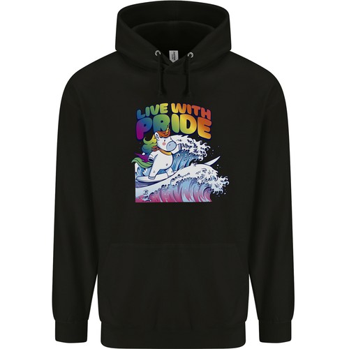 Lgbt live with pride - with, unicorn