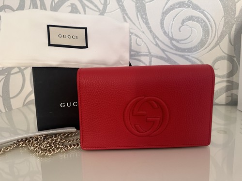 Borsa tracolla gucci rossa - borsa,