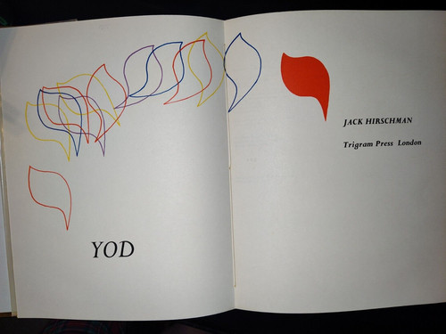 Yod jack hirschman - by, hc
