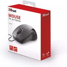 Mouse Trust Usb Carve Pc Laptop 3 Pulsanti Con Filo Desktop Usb + Sensore Ottico