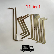 11 pezzi utensili tornitura