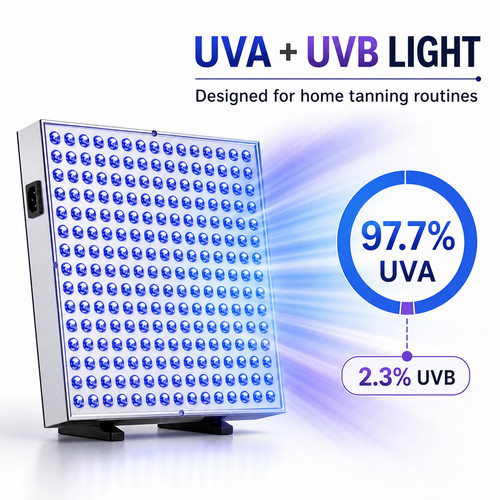 Lampada abbronzante 225 led - lampada,