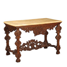 Consolle Barocca Antica Abete