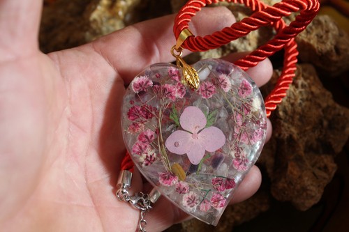 Pendente cuore con - gemme, di
