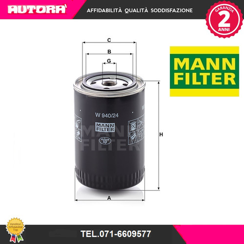 W94024 filtro olio - w94024, (marca
