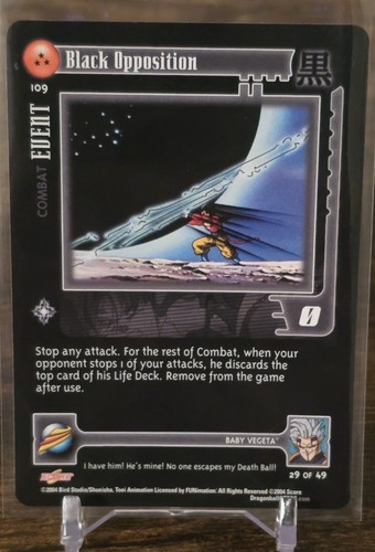 Dragon ball tcg 2004 black - 2004,