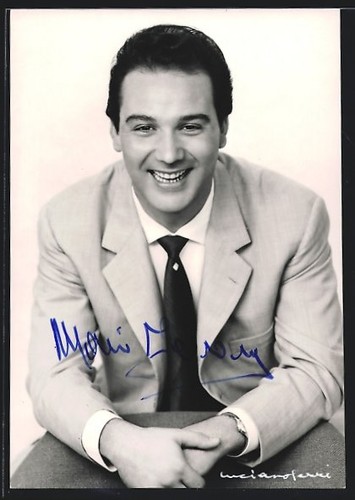 Cartolina cantante lirico