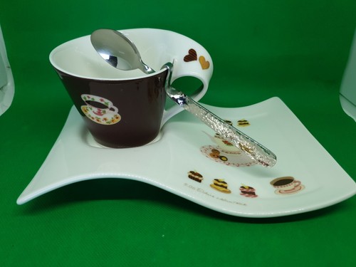 Tazza mug piattino - mug, wave