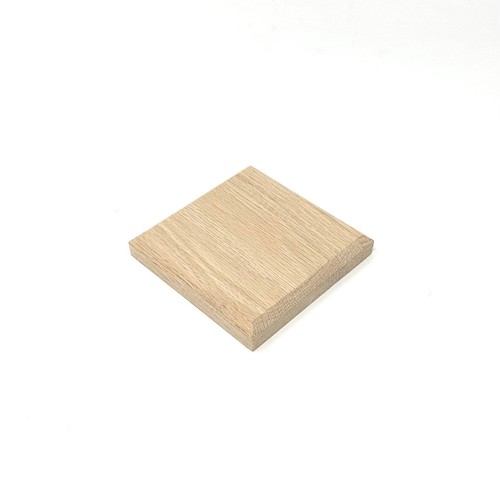 Targa quadrata legno rovere - in,
