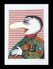 ENRICO BAJ - SERIGRAFIA 