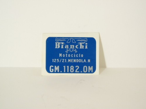 Bianchi mendola etichetta - bianchi,