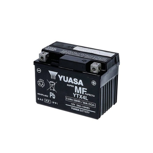 Batteria yuasa ytx4l carica - batteria,
