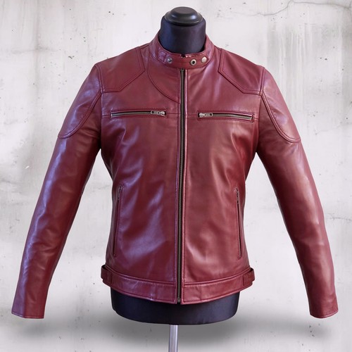 Giubbotto pelle modello biker
