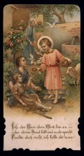 antico santino cromo-holy card