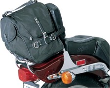 Borsa posteriore canvas pelle