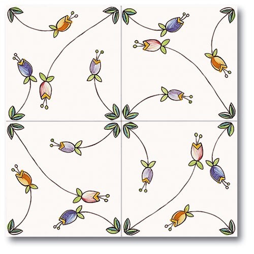 Piastrelle 20x20 decorate - decorate, a