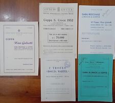 GARA DI BOCCE, LUCCA, DAL 1952