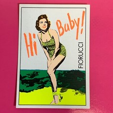 Fiorucci Art Stickers Series Swim n. 189 Panini Figurina con velina Hi Baby
