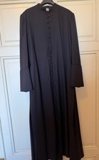 Talare in fresco lana nera