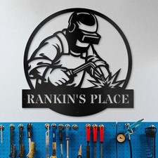 Insegna Metallo Saldatore