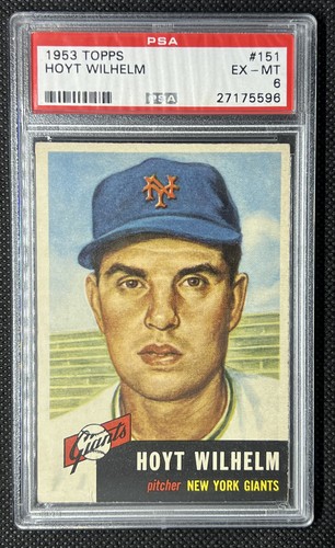 Topps 1953 hoyt wilhelm 151 - wilhelm, #151