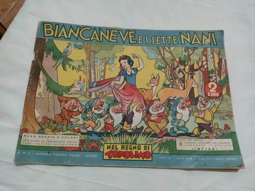 Fumetto biancaneve sette - fumetto,