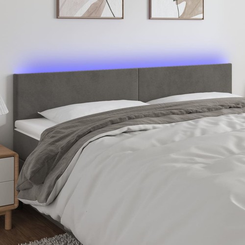 Vidaxl testiera led - vidaxl, grigio