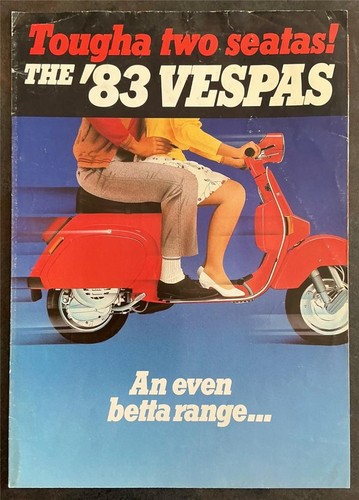 Brochure vendita scooter vespa - brochure,