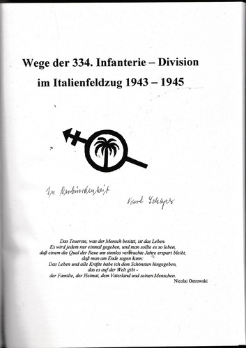 Ww2 wehrmacht 334 divisione - wehrmacht, 334^divisione