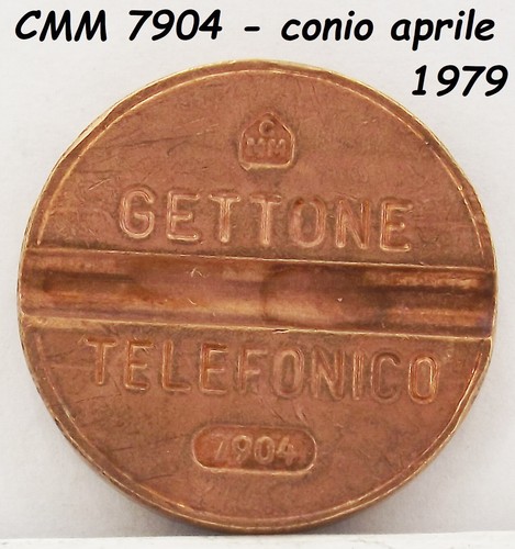 1979 gettone cmm 7904 - cmm,