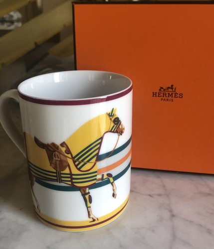 Hermes mug cup tazza cheval - hermes,