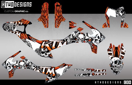 Kit grafico per ktm 690 - kit, smc-r