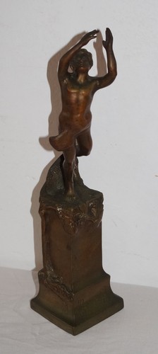Antica scultura bronzo uomo - antica,