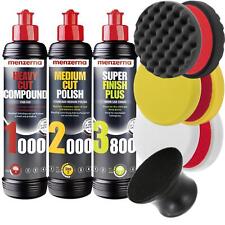 Set Lucidante Auto Menzerna Vernice Lucidante 250ml 1000 2000 3800 Set Lucidante Pasta Lucidante