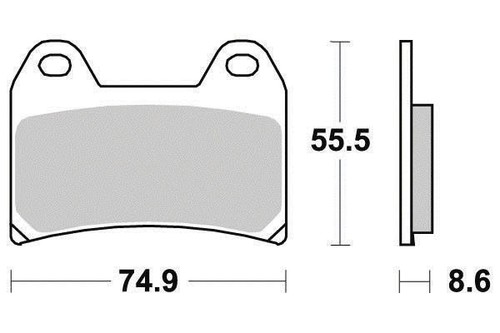 Pastiglie freno semi metal per - pastiglie,