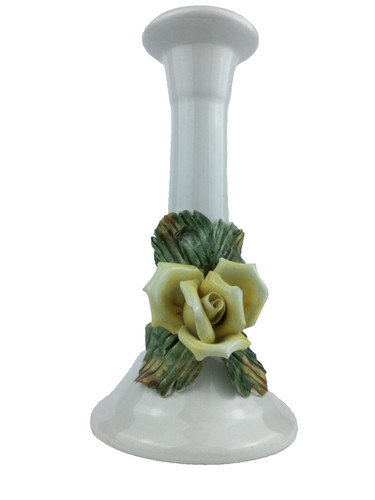 Portacandela con fiori - con,