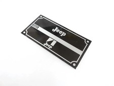 3X Targa Dati Per Vintage Jeep