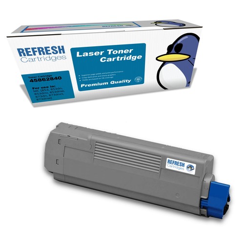 Cartucce refresh nero 45862840 - cartucce,