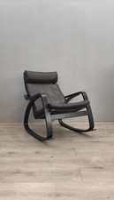 77964 Poltrona Poang Ikea nera a dondolo