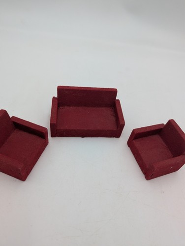 Divano poltrone rosso - divano,
