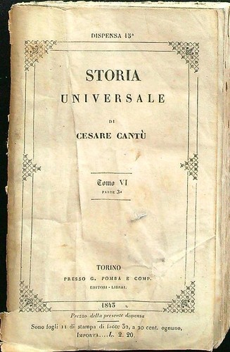 Storia universale dispensa - dispensa, n
