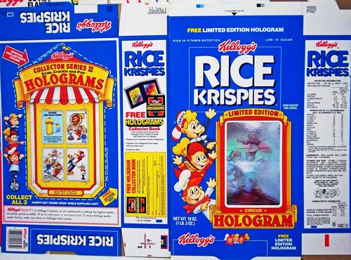 1990 rice krispies - 1990, hologram