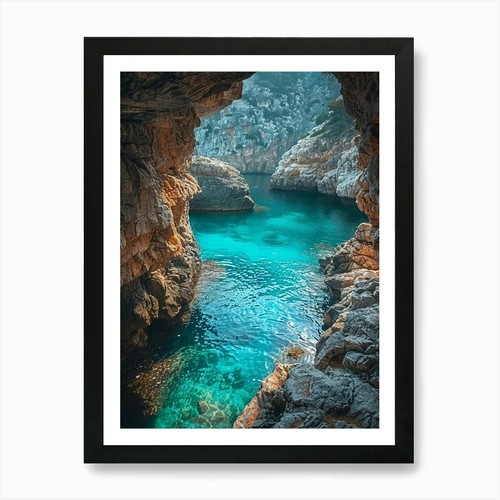 Quadro stampa artistica grotte - stampa,