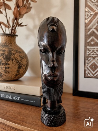 Busto africano vintage