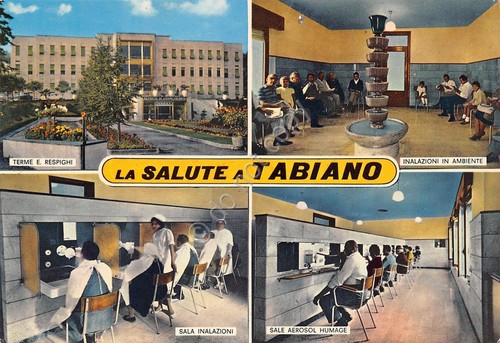 Cartolina tabiano vedute delle - tabiano,