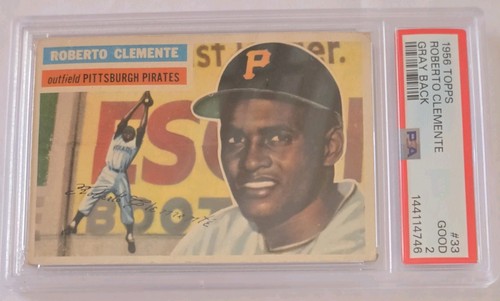 1956 topps roberto clemente - 1956,