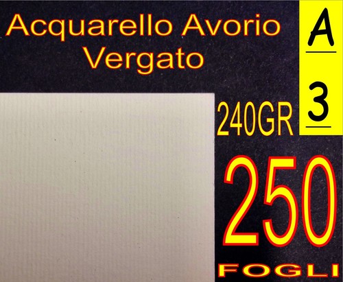 250 fogli acquarello - 250,