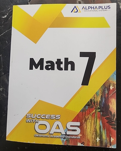 Alpha plus math student book - 7,