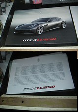 Ferrari GTC4 LUSSO Brochure Ufficiale Scheda Originale, 1° STAMPA, Stampa Lancio